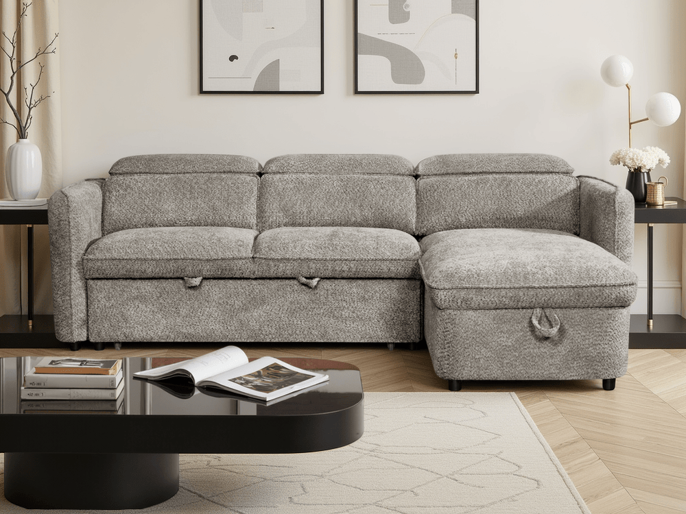 Capri Sofabed Grey Universal Corner - XShowhome Limited - Xshowhome