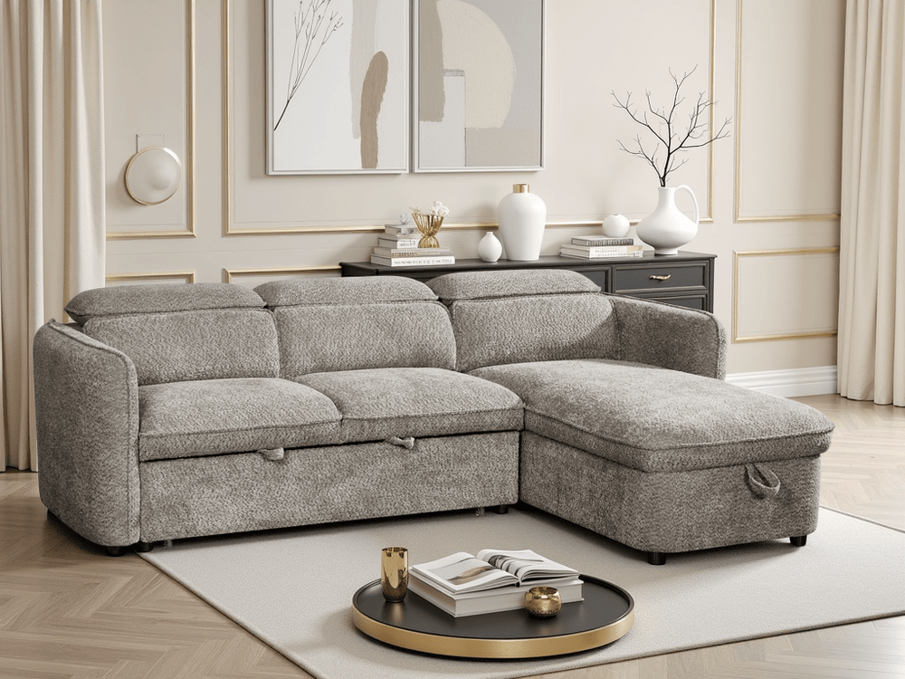 Capri Sofabed Grey Universal Corner - XShowhome Limited - Xshowhome