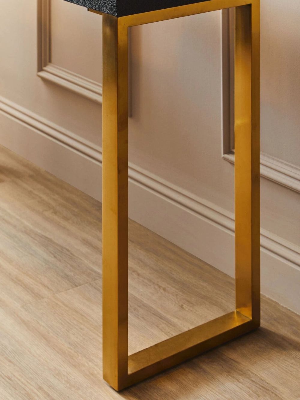 Cardoba Set Of Two Black Shagreen Effect Console Tables - XShowhome Limited - Xshowhome