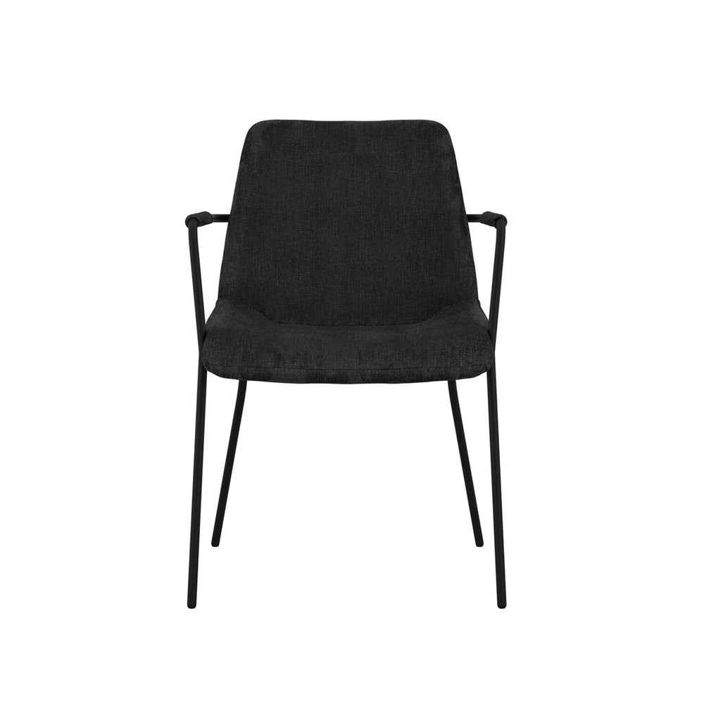 Carlo Black & Black & Arms Dining Chair - Canwell Interiors Limited - Canwell