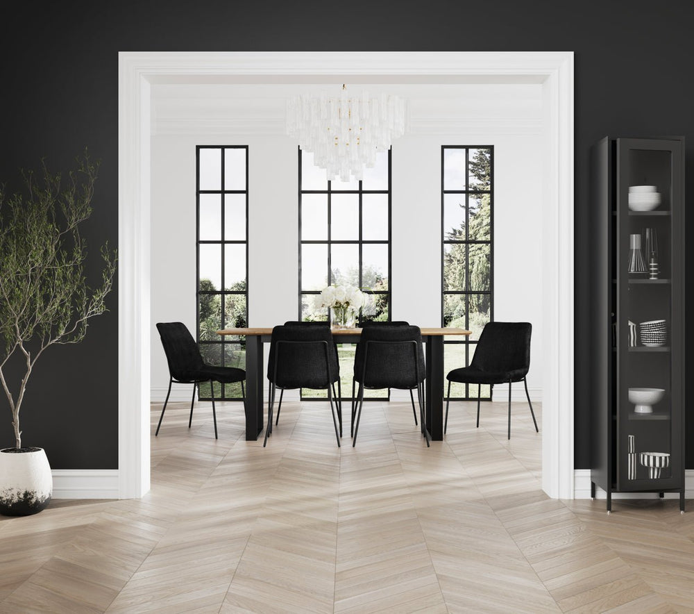 Carlo Black & Black & Arms Dining Chair - Canwell Interiors Limited - Canwell