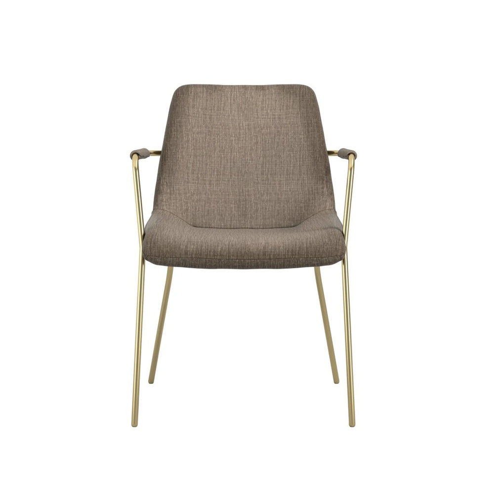 Carlo Taupe & Gold Dining Chair - Canwell Interiors Limited - Canwell