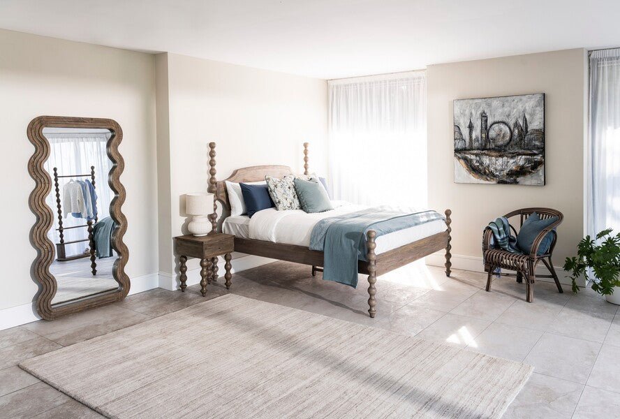 Carob Bedside - Greywash - XShowhome Limited - XShowhome