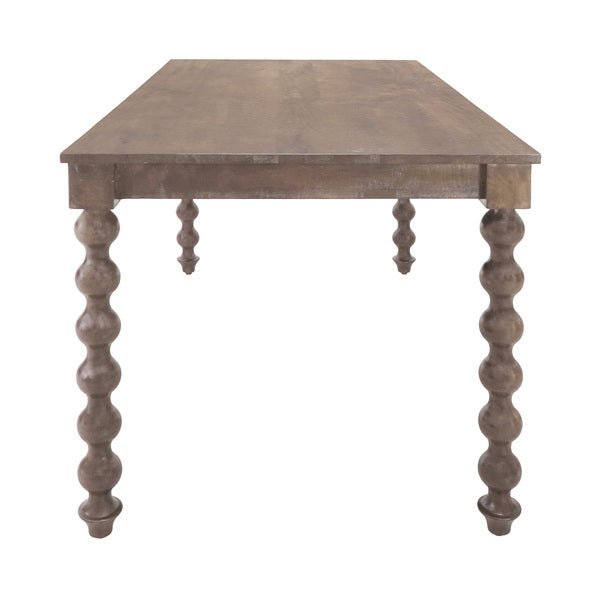 Carob Rectangular Dining Table Greywash - 200cm - XShowhome Limited - XShowhome