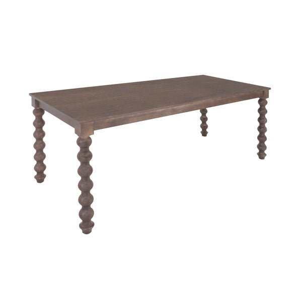 Carob Rectangular Dining Table Greywash - 200cm - XShowhome Limited - XShowhome