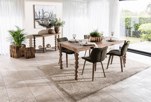 Carob Rectangular Dining Table Greywash - 200cm - XShowhome Limited - XShowhome