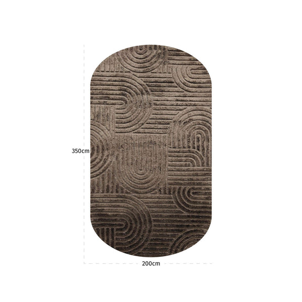 Carpet Liff Dark Brown 200x350 - XShowhome Limited - Richmond