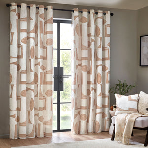 Carro 168x137 Eyelet Curtains Clay - Canwell Interiors Limited - Riva