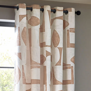 Carro 168x137 Eyelet Curtains Clay - Canwell Interiors Limited - Riva