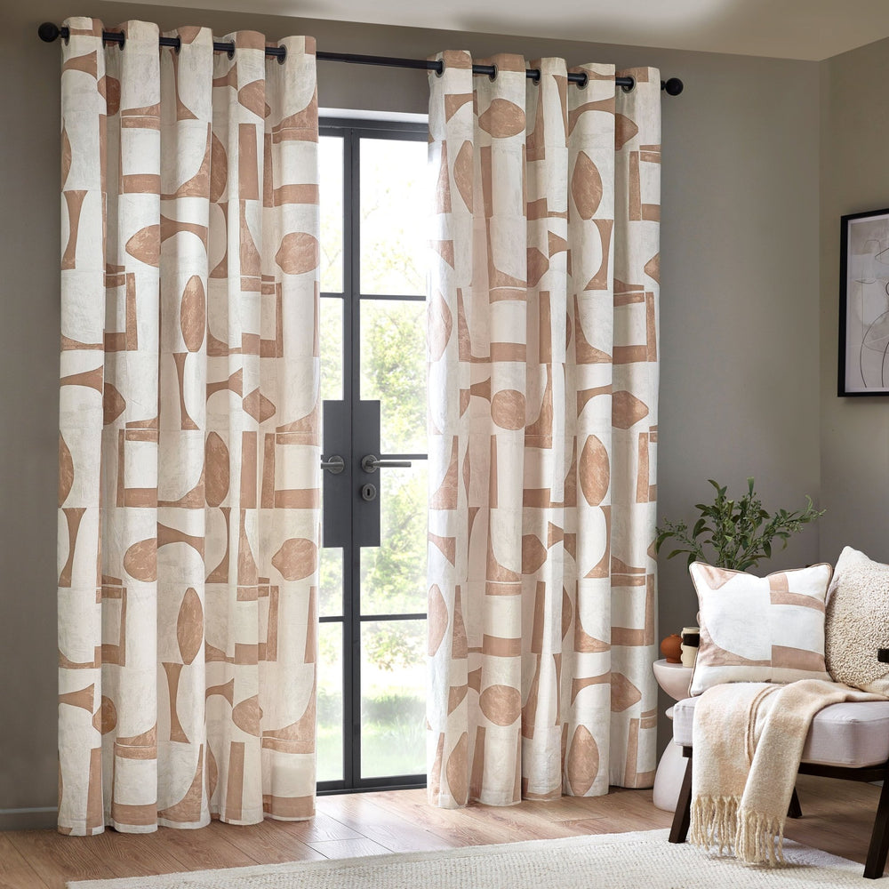 Carro 229x183 Eyelet Curtains Clay - XShowhome Limited - Riva