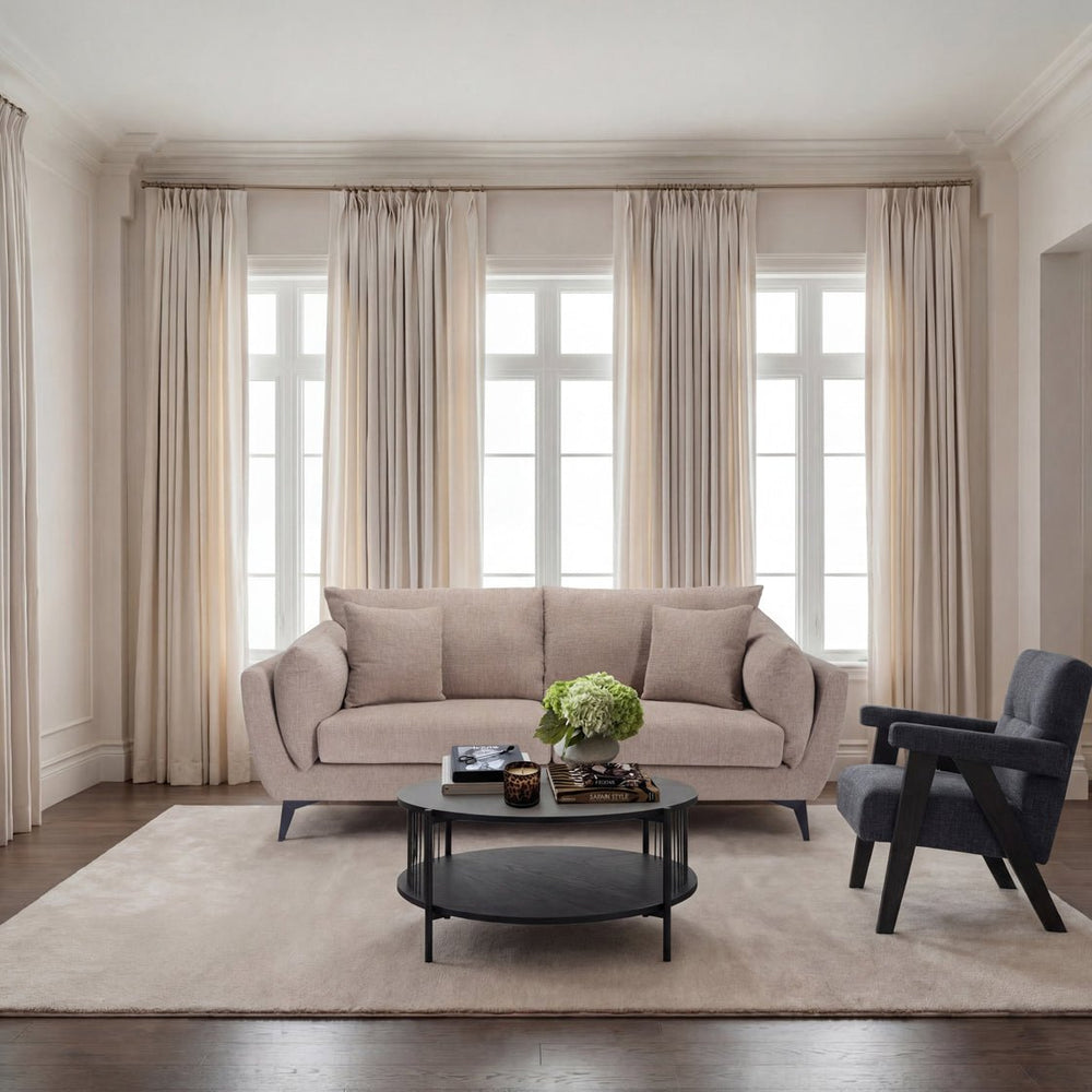 Carter Taupe 3 Seater Sofa - Canwell Interiors Limited - Canwell