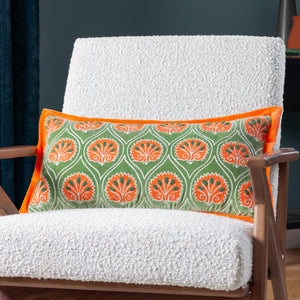 Casa 30x60 Feather Filled Cushion Peridot/orange - Canwell Interiors Limited - Riva