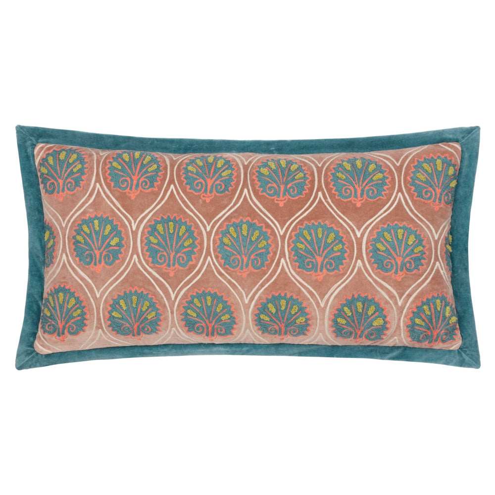 Casa 30x60 Feather Filled Cushion Rose/french Blue - Canwell Interiors Limited - Riva