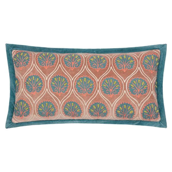 Casa 30x60 Feather Filled Cushion Rose/french Blue - Canwell Interiors Limited - Riva
