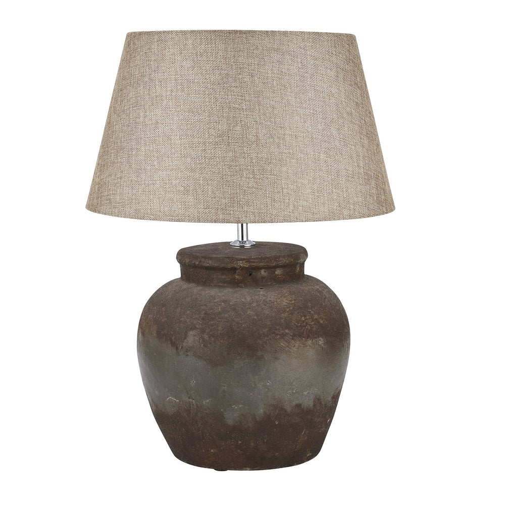 Castello Aged Stone Ceramic Table Lamp - XShowhome Limited - Hills