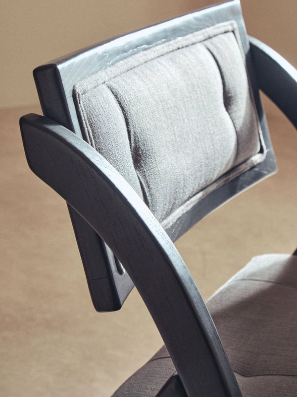 Cebu Grey and Black Elm Wood Folding Chair - XShowhome Limited - Xshowhome