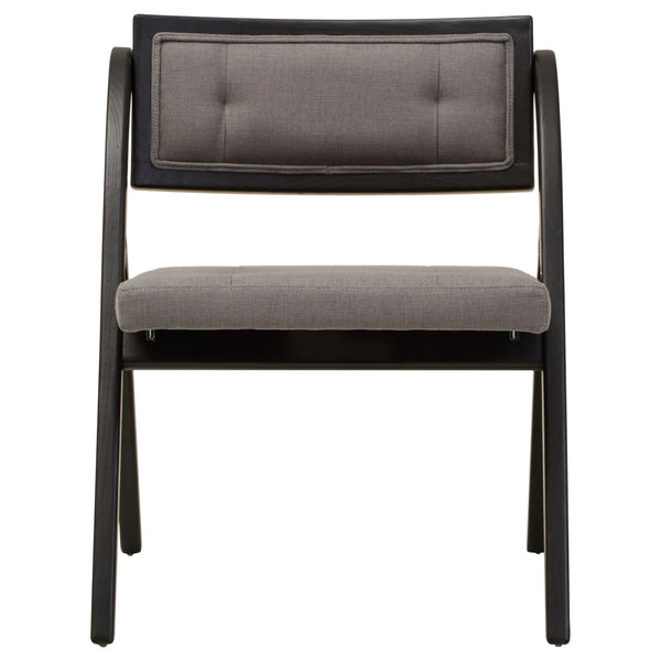 Cebu Grey and Black Elm Wood Folding Chair - XShowhome Limited - Xshowhome