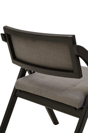 Cebu Grey and Black Elm Wood Folding Chair - XShowhome Limited - Xshowhome