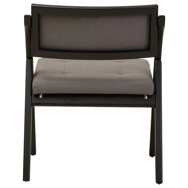 Cebu Grey and Black Elm Wood Folding Chair - XShowhome Limited - Xshowhome