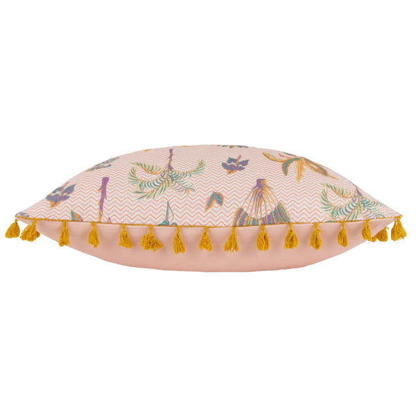 Chamae 50x50 Feather Filled Cushion Coral - Canwell Interiors Limited - Riva