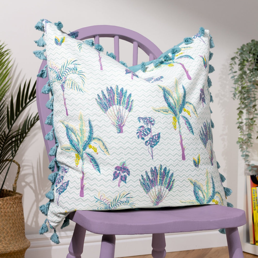 Chamae 50x50 Feather Filled Cushion Lilac - Canwell Interiors Limited - Riva