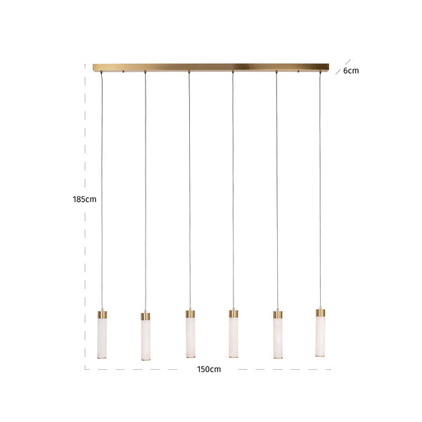 Chandelier Elaris white - Canwell Interiors Limited - Richmond