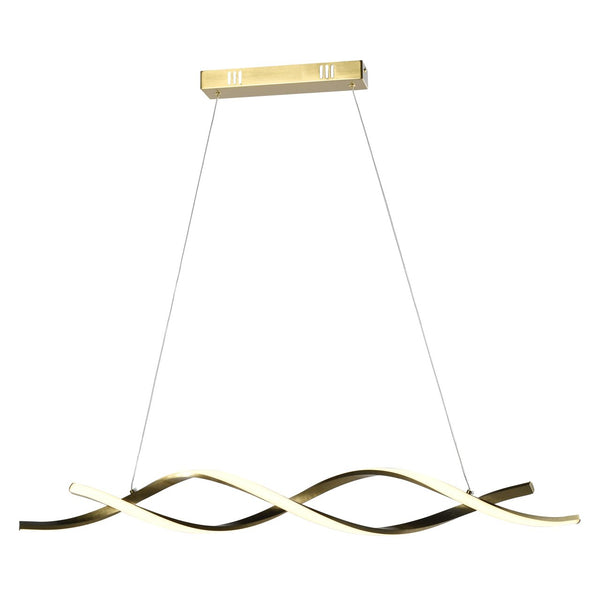 Chandelier Lorine brushed gold - Canwell Interiors Limited - Richmond