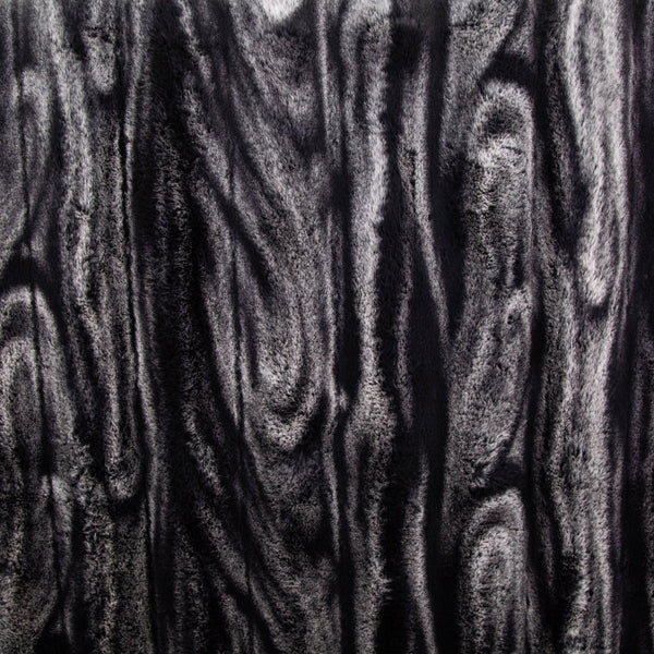 Charcoal Stripe Faux Fur Throw 150x200 - Canwell Interiors Limited - Malini