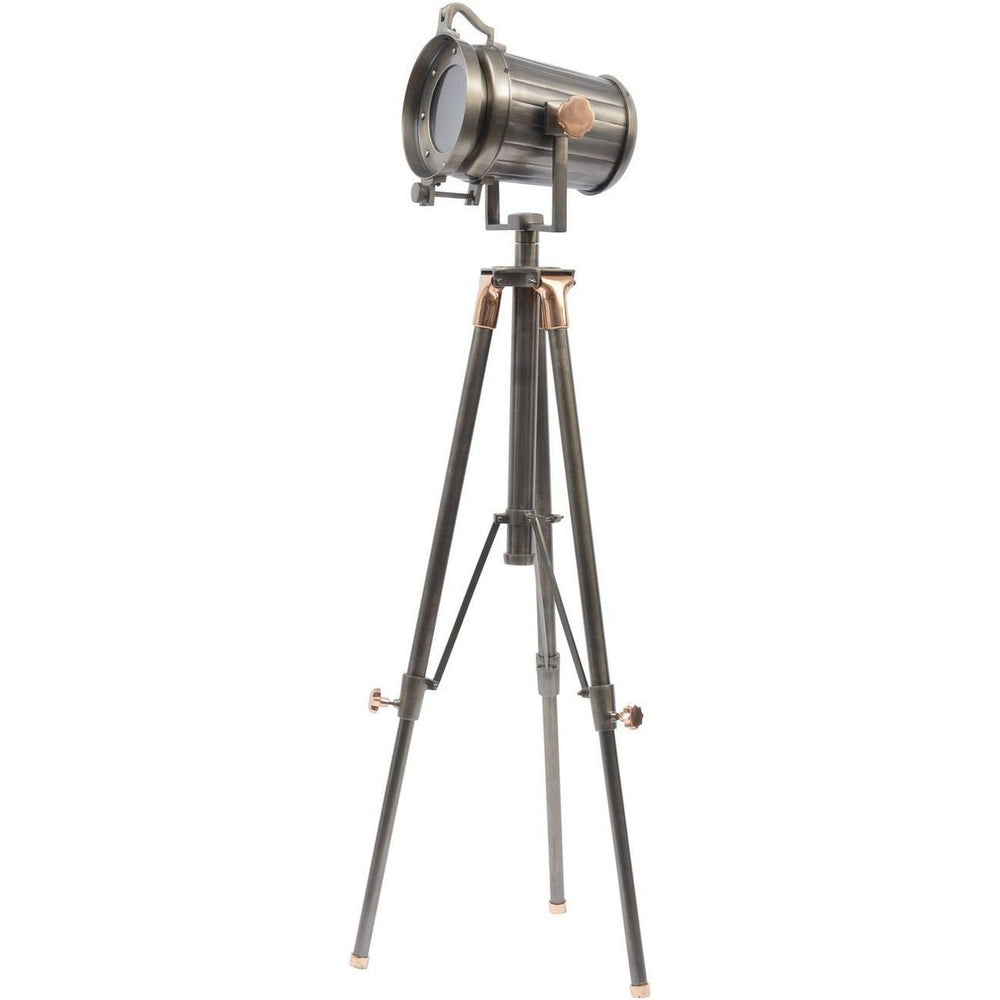 Charlie Satin Grey Tripod Floor Lamp - XShowhome Limited - Libra