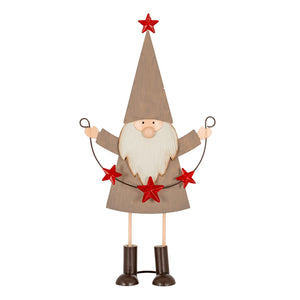 Cheeky Metal Elf with Star Garland - Canwell Interiors Limited - Hills