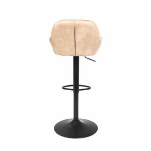 Chevy Gas Lift Bar Stool - Oyster Moleskin SET OF 2 - XShowhome Limited - XShowhome