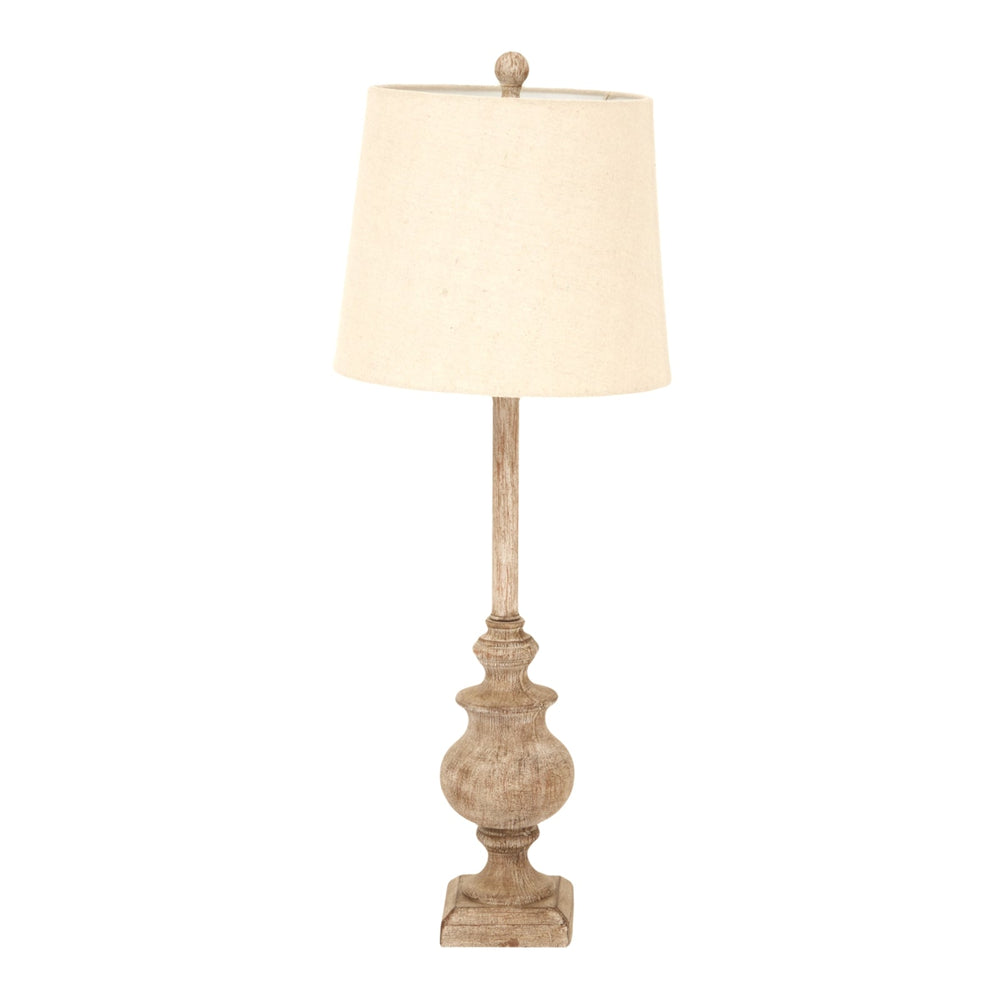 Chiaro Candlestick Table Lamp with Linen Shade - XShowhome Limited - Hills