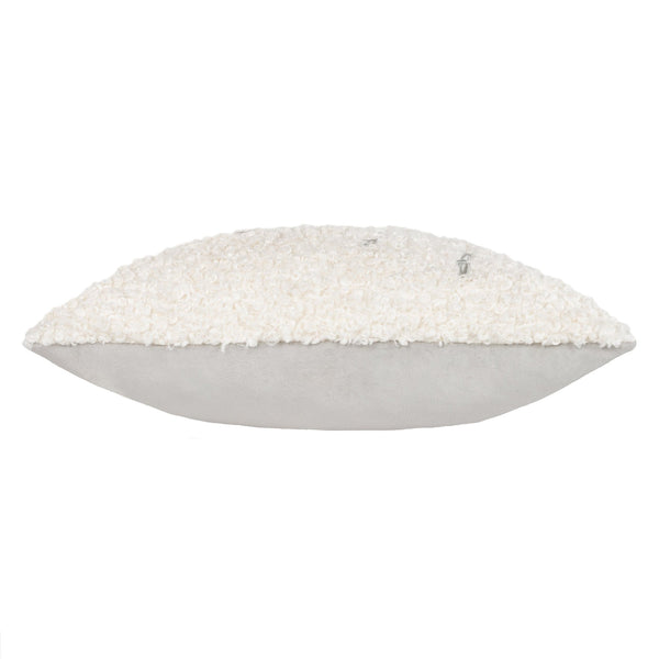 Christmas Together Snow Angels 43x43 Feather Filled Cushion Snow - Canwell Interiors Limited - Riva