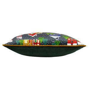 Christmas Together Twilight Town 43x43 Feather Filled Cushion Multi - Canwell Interiors Limited - Riva