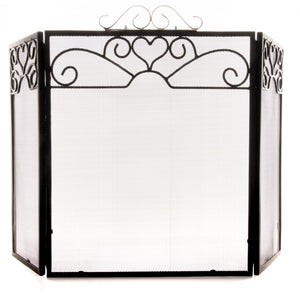 Chrome Topped Three Fold Fire Screen - Canwell Interiors Limited - Hills