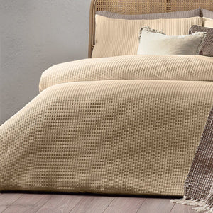 Chunky Waffle Super King Duvet Set Linen - XShowhome Limited - Riva