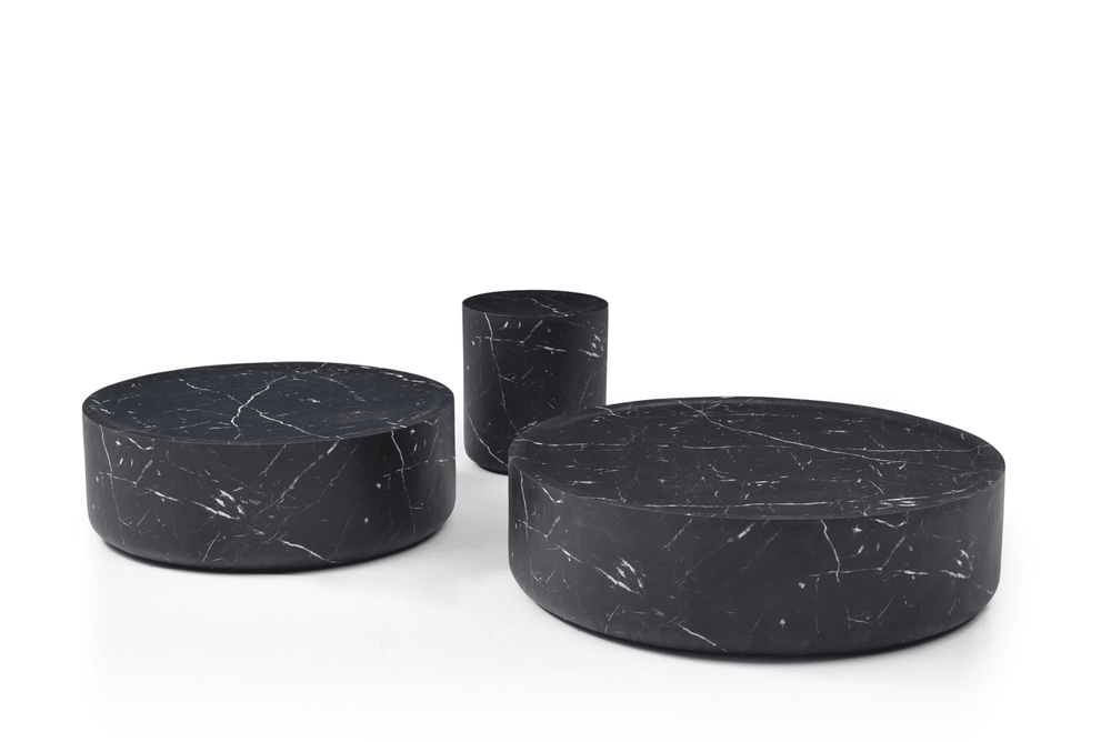 Ciladro Coffee Table - Faux Black Marble - Medium - XShowhome Limited - Tommy Franks