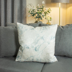 Cinnabar 50x50 Feather Filled Cushion Seagreen/eau De Nil - Canwell Interiors Limited - Riva