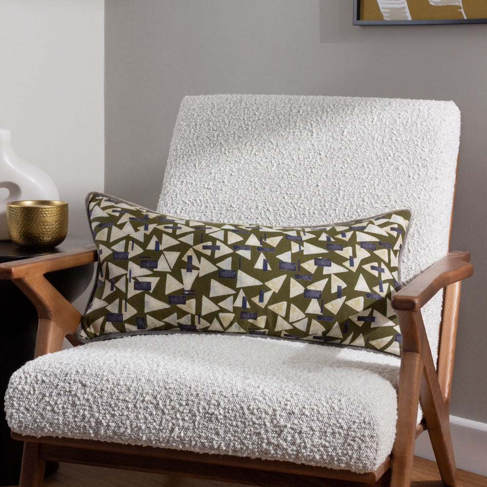 City 30x60 Feather Filled Cushion Multi - Canwell Interiors Limited - Riva
