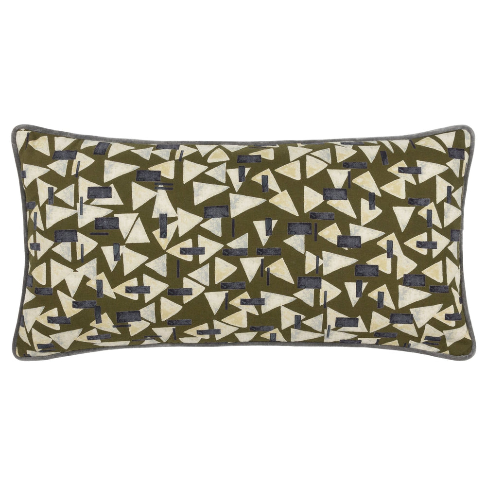 City 30x60 Feather Filled Cushion Multi - Canwell Interiors Limited - Riva