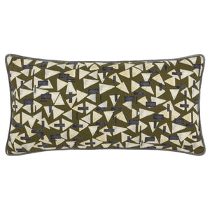 City 30x60 Feather Filled Cushion Multi - Canwell Interiors Limited - Riva