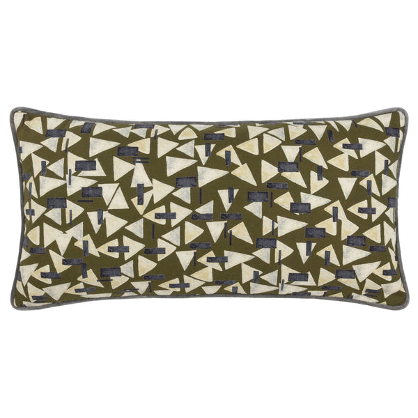 City 30x60 Feather Filled Cushion Multi - Canwell Interiors Limited - Riva