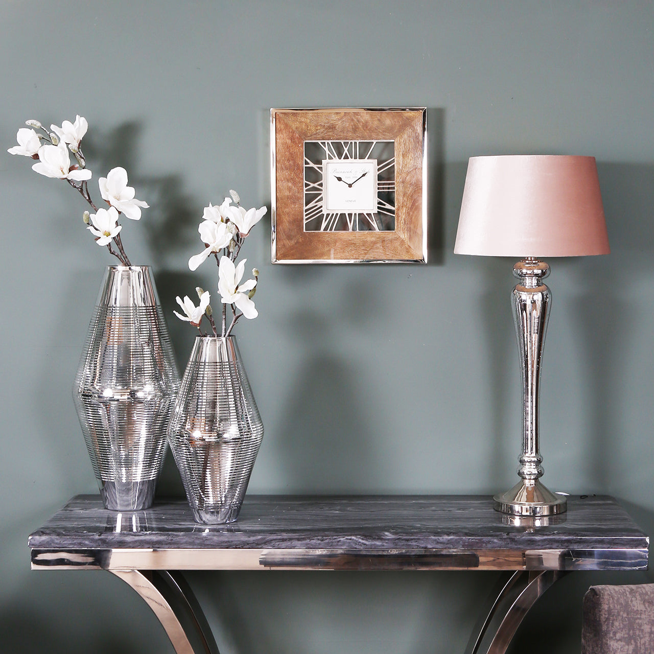 40cm Natural Wood Wall Clock