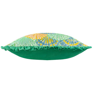Clam Shells 50x50 Feather Filled Cushion Green - Canwell Interiors Limited - Riva