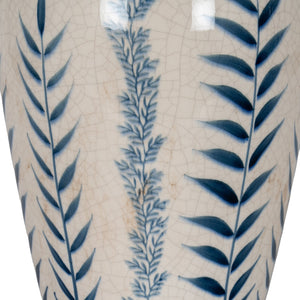 Classic Blue Flora Juniper Vase - Canwell Interiors Limited - Hills