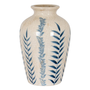 Classic Blue Flora Juniper Vase - Canwell Interiors Limited - Hills