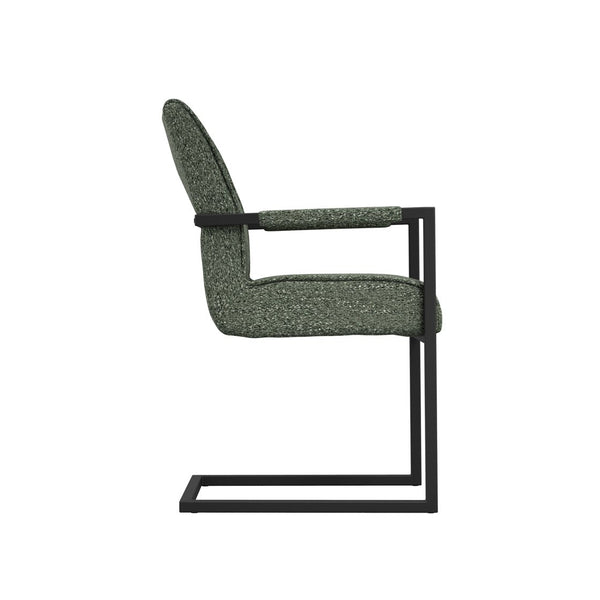 Cleaver Desert Sage & Black & Arms Dining Chair - Canwell Interiors Limited - Canwell