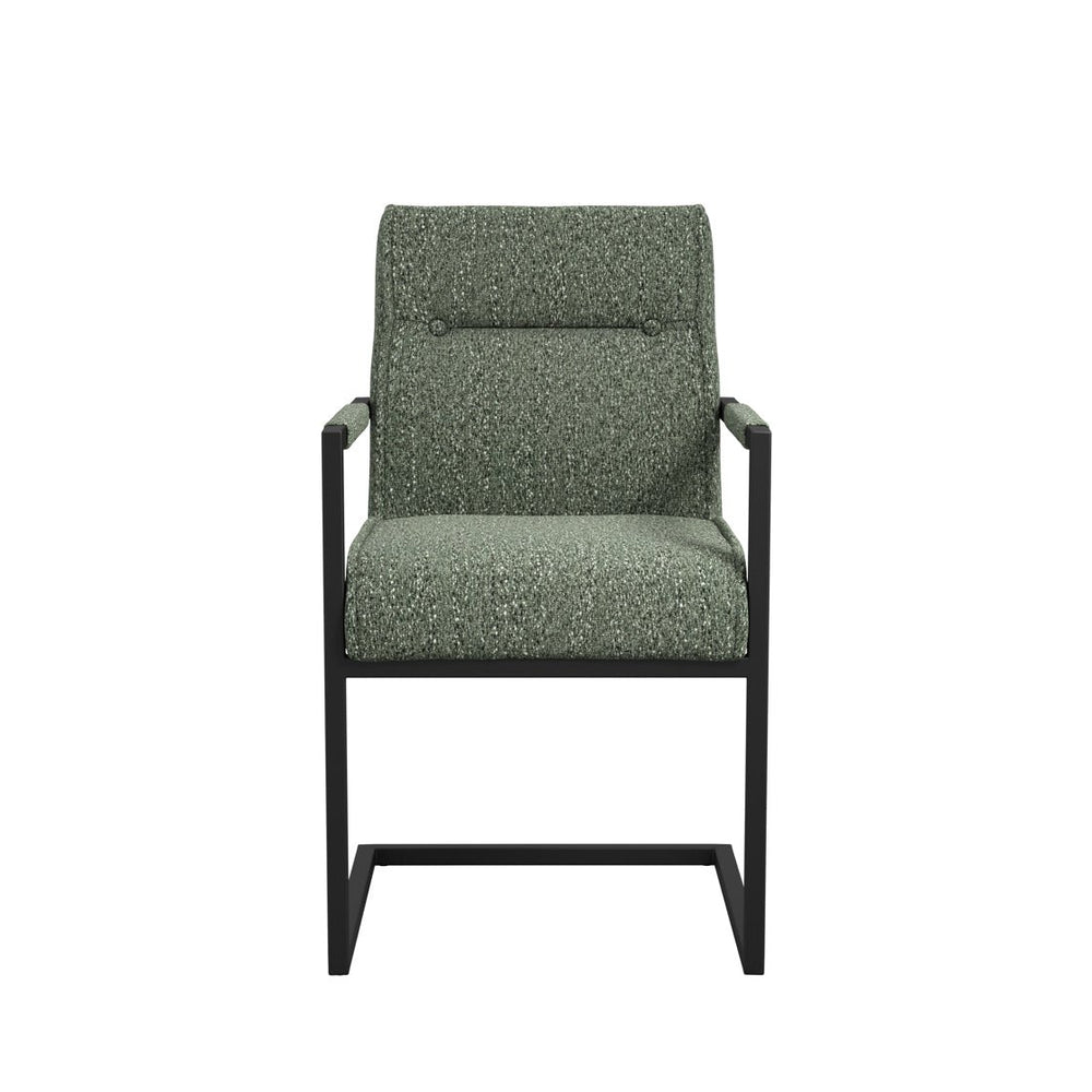 Cleaver Desert Sage & Black & Arms Dining Chair - Canwell Interiors Limited - Canwell