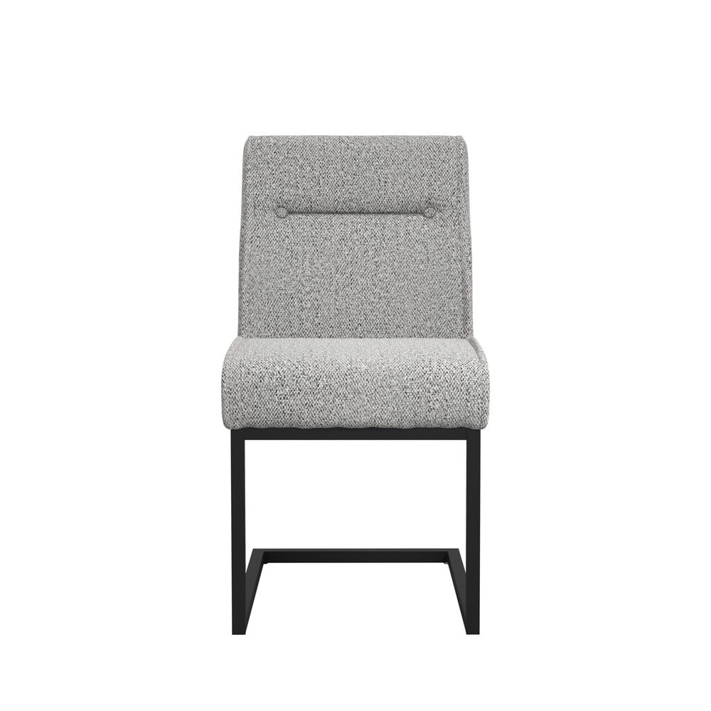 Cleaver Smoked Pearl & Black & Arms Dining Chair - Canwell Interiors Limited - Canwell