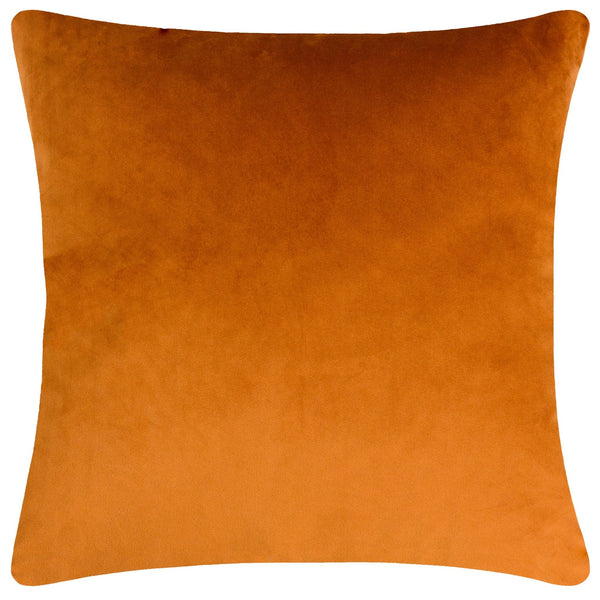 Cleo 45x45 Feather Filled Cushion Ginger & Navy - Canwell Interiors Limited - Riva